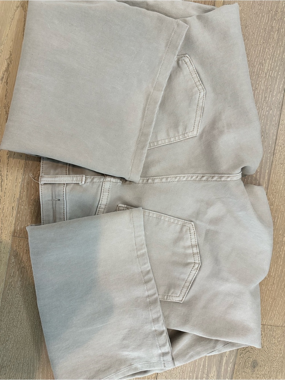 KUT from the Kloth Beige High-Rise Fab Ab Wide Leg Jeans ‘The Jean’ - Picture 5 of 8
